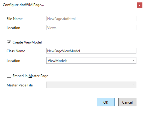 Creating the viewmodel